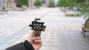 West Biking | WEST BIKING Aluminum Alloy Quick Release Bicycle Phone Holder Anti-Shake Durable Unblock Button Cycling Phone Cage Stand