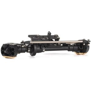 High Clearance Straight Steering Axle CNC Machined Aluminum Upgrade Parts for 1/10 RC Crawler Comp Rigs Class 3 Scalers 4WS