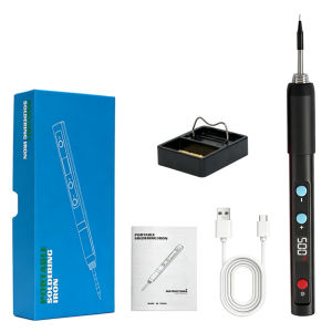 Lefavor | T65/C153 USB Digital Soldering Iron Type-C Digital Electric Soldering Iron Adjustable Temperature DIY Heating Repair Welding Too