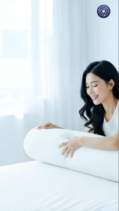 หมอนข้างหมอน Kizuki รุ่น 6 ดาว กระบวนการเทียม กระบวนการเผยแพร่หมอนข้าง เกรดพรีเมี่ยม สัมผัสแน่น รูปแบบเพื่อลดการสะสมอุณหภูมิ และเนื้อละเอียด กอดเต็มแขน