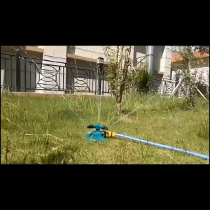 360° Automatic Rotating Garden Sprinkler Adjustable Large Area Lawn Water Sprinkler