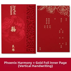 BAIFULING | New Chinese Style Creative Wedding Invitation