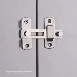 Datar Gesper Alat Kunci Pintu Rumah Keamanan Alat Keamanan Dorong Geser Tarik Kunci Pintu Rumah Lemari Baja Tahan Karat