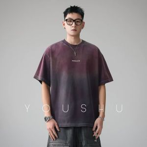 SUOSHE | Plus Size Retro Fading Short Sleeve T-Shirt