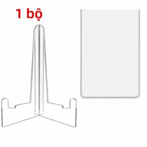 1-10 Chiếc Vỏ Bọc Thẻ Trò Chơi Bằng Nhựa Cứng Có Chân Đế Bộ Hiển Thị Cho Yugioh PTCG Bóng Chày Bóng Đá Bảo Vệ Thẻ Giao Dịch