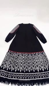 ZISHEERI RAMESWARI GAMIS WANITA TENUN PREMIUM