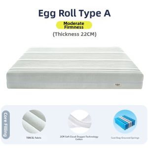 Easy-to-Clean Natural Latex Orthopedic Mattress for Kids