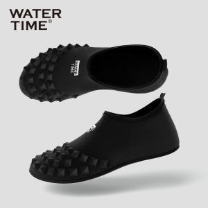 Womens Watertime Beach Shoes Thick Bottom Anti-Slice Anti-Slip Slip-Resistant Quick Dry Socks for Seafood Gathering at the Beach