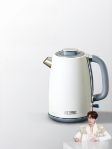 [China Plug Without Adapter] Thermos | Electric Kettle with Auto Shut-off Stainless Steel 2025ml