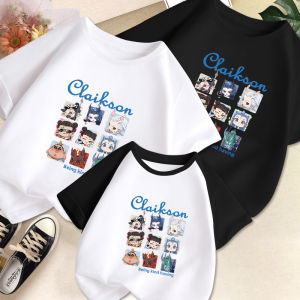 JIEBANXI | Candy Color Cotton Short Sleeve Kids Activity T-Shirt