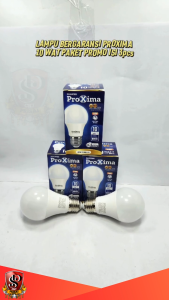 Lampu LED Bohlam LED 10 Watt Proxima PAKET ISI 3 PCS Cahaya Putih Terang Maksimal 10 WATT Proxima PAKET HEMAT ISI 3 PCS