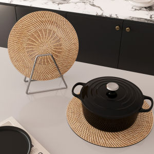 Oil Resistant Dining Table Mat Heat Insulation Pad High Level Anti Scald Cup Mat Home Use Water Absorbent High Temperature Resistant Bowl Mat Sand Pot Mat