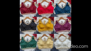 SUH HASMANA READY MADE RAINBOW SEQUIN WORK EMBROIDERY BLOUSE CODE : AE