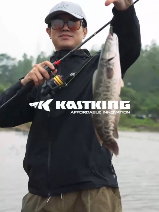 [100% ASLI] KastKing Max Steel Bait Casting&Spinning Rod Joran Pancing ...