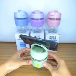 Digiprints PH - 350ml/500ml 2 Way Drinking Glass with Cover Hot and Cold Tumbler Mug