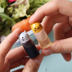 Cute Animal Mini Portable Condiment Bottle Japanese Bento Box Oil Vinegar Salad Sauce Seasoning Bottle Subpackage Kitchen Tools