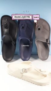 Sandal Jepit Kasual Santai Pria Flat Flip Flop Anti Air Dengan Gesper Aktif S588