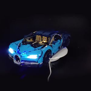 Led Light Kit Suitable for LEGO Bugatti Chiron 42083 Building Blocks Decorative Lamp (Not Included Model Bricks)