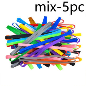 5/10PCS Silicone Rubber Bands Large Multicolor Elastic Rubber Wrapping Bands for Notebook Office Outdoor Gear Gifts Packing