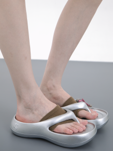 Spring Summer Miu Series Dopaamine Bright Color Half Palm Open Toe Invisible Socks Thong Socks Womens Fashionable Breathable