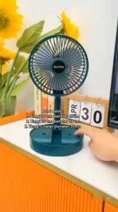 Kipas Angin Lipat Telescopic Kipas Angin Lipat Portable Meja USB Charger Putar 180° Mini Fan Desktop Folding Fan 3 Speed / Kipas Angin Lipat Murah / Kipas Angin Lipat COD Murah