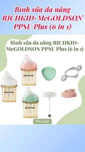 Bình sữa đa năng RICHKID-McGOLDSON PPSU Plus (6 in 1)