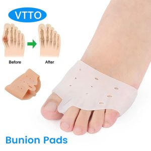 VTTO 1 Pair Silicone Forefoot Pad Toe Separator For Bunion Overlapped Toes Correction Preventing Blisters Corn Calluses Foot Care