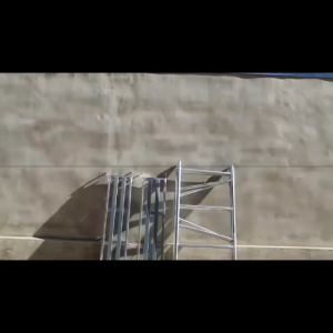 Mocha Heavy Duty Folded Scaffolding Portable Complete Set Folding Ladder Platform Construction Work Stand