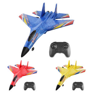 【New Arrival】 2.4 Ghz RC Airplane Gyro Stabilizer Trick 4 Rotor Gravity Glider Remote Control RC Plane Anti-Fall with LED for Kids