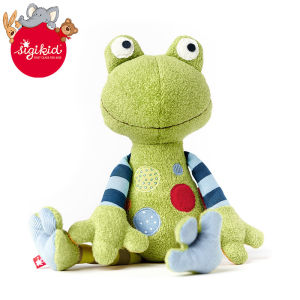Adorable Sigikid Frog Doll Plush Toy Fashionable Birthday Gift for Boys And Girls Companion Doll Polyester Fiber Fill