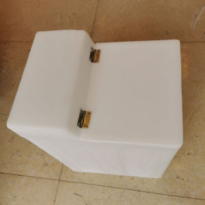 Thickened Plastic Square Water Tank 100L Corrosion Resistant Medicine Box with Flip Cover Large Opening Storage Water Barrel