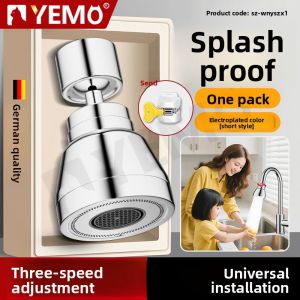 YEMO | Multi-directional Splash-proof Extendable High-pressure Shower Head Kitchen Faucet