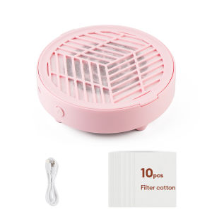 foreverlily | 3700RPM Nail Dust Remover Strong Suction Nail Vacuum Cleaner for Manicure with Removable Filter Salons and Personal Use