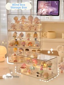Clear Desktop Blind Box Display Cabinet