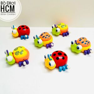 [VẶN CÓT] Đồ chơi giải trí xe bọ cánh cam chạy bằng cót xoay dành cho bé thích khám phá mô hình xe chạy cót quay 628