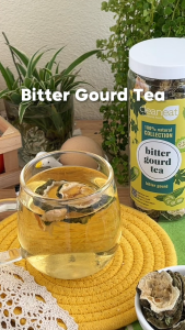 Clean Eat Bitter Gourd Tea 100g Teh Peria Natural Dried Bitter Melon Herbal Tea to Lower Blood Sugar Weight Loss & Clear Heat