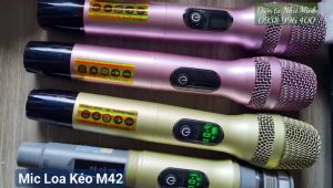 Mic Loa Kéo M42 HP  cao cấp chống hú cao âm Thanh chất lượng
