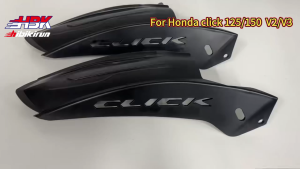 Meroca Motorcycle Rear Tire Hugger Mud Guard For Honda Click 125i 150i Black Carbon Fender Hibikirun Made in Japan