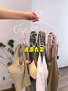 5PCS Gantungan Dasi Hanger Syal Pakaian Dalam Serbaguna /Gantungan Berbentuk Gelombang  /Multi-port Waves Hanger