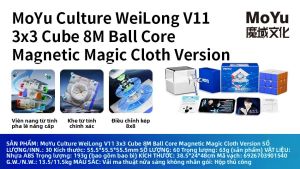 Moyu Weilong V11 3x3 Khối Lập Phương Tốc Độ Từ Tính Maglev Ball-Core UV Đồ Chơi Ma Thuật Từ Tính Đồ Chơi Xếp Hình Cubo Magico Dành Cho Lứa Tuổi Từ 14 Trở Lên