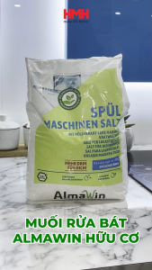 Muối Rửa Bát Almawin Hữu Cơ 2Kg HMH.4101120 dùng cho máy rửa bát loại bỏ tạp chất kết tủa đảm bảo tuổi thọ máy