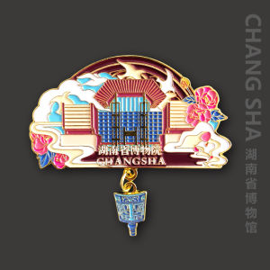 Magnet Kẹp Tủ Lạnh Bằng Kim Loại Kỷ Niệm Nghệ Thuật Sáng Tạo Từ Hồ Nam Trang Trí Từ Tính Phụ Kiện Nhà Cửa