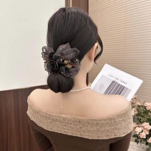 rosci | Kẹp Tóc Hình Nơ MESH Vàng