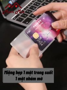 [Mới] [1 CÁI] Vỏ bọc thẻ CCCD bằng lái xe thẻ ATM thẻ học sinh-sinh viên - K047