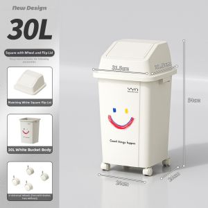 High-capacity Mobile Waste Bin