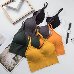 Y&C Ready Stock in Singapore Women Sports Bra Running Breathable Workout Yoga Padded Bralette BTO04