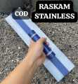 RASKAM PLAT BAJA STAINLESS ORIGINAL anti karat. 