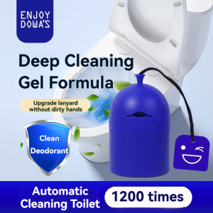 1 Bottle Automatic Toilet Cleaner \"Toilet Whale\" with Portable Design 200G Gel Slow-Release Cleaning