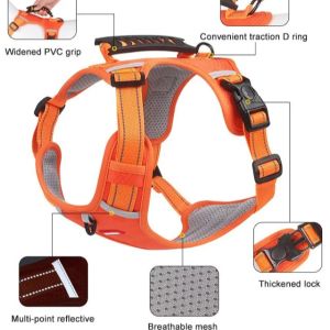 Explosion-proof dog leash Strong traction explosion-proof Large dog explosion-proof leash Strong and durable explosion-proof design Safe and comfortable to prevent escape High-strength metal buckle explosion-proof Adjustable length explosion-proof control