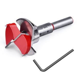 Mũi Khoan Forstner Đường Kính 35mm Mũi Khoan Bản Lề Carbide Mũi Khoan Cánh Phẳng Dụng Cụ Khoan Gỗ Thép Carbon Cao Dụng Cụ Đục Lỗ Có Thể Điều Chỉnh